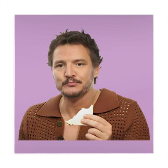 Discover Pedro Pascal Eating Sandwich Mahjong Mats, Pedro Pascal  Mahjong Mats