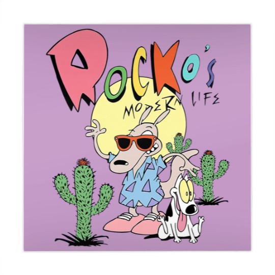 Discover Nick 90s Rockos Modern Life Mahjong Mats