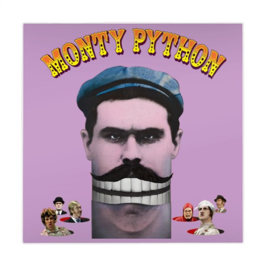 Discover Vintage Mahjong Mats Monty Python's Flying Circus V1 NATURAL