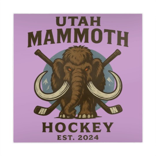 Discover Utah Mammoth Hockey Mahjong Mats, Utah Mammoth Mahjong Mats, Unisex Sports Mahjong Mats
