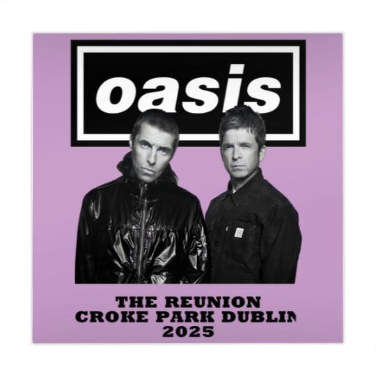 Discover Oasis Croke Park Dublin 2025 The Reunion graphic Mahjong Mats