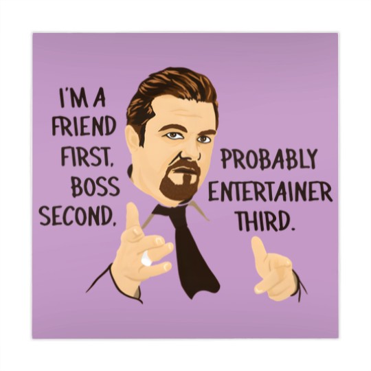 Discover David Brent - The Office Art Quote Mahjong Mats