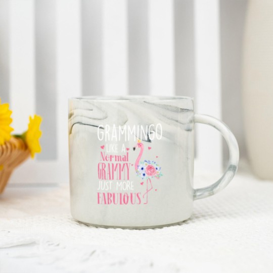 Discover Flamingo Grammingo like a normal Grammy Gifts Marble Mugs