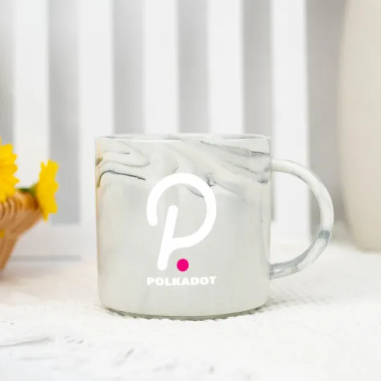 Discover Polka Dot Marble Mugs Polkadot Logo Crypto Cryptocurrency