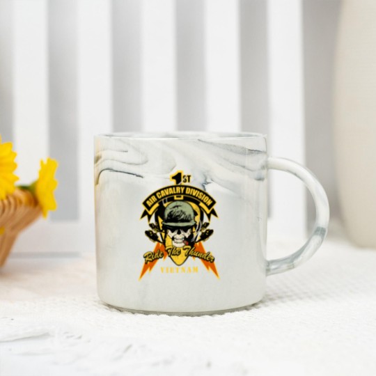 Discover 1St Air Cavalry Division Marble Mugs
