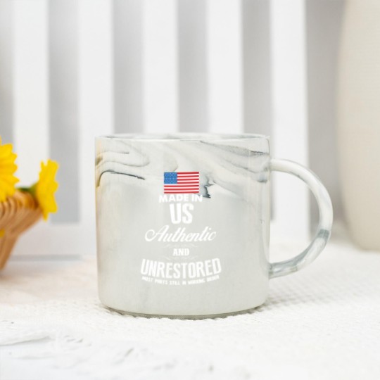 Discover USA - Made in US most parts still in working ord Marble Mugs
