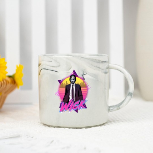 Discover John Wick Retro - John Wick - Marble Mugs