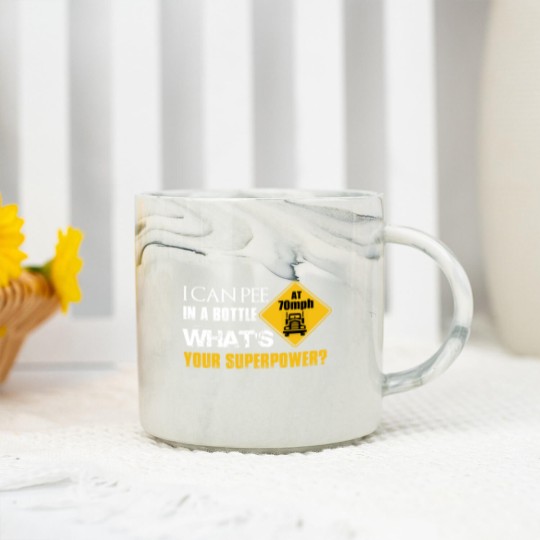 Discover I CAN PEE IN THE BOTTLE Marble Mugs