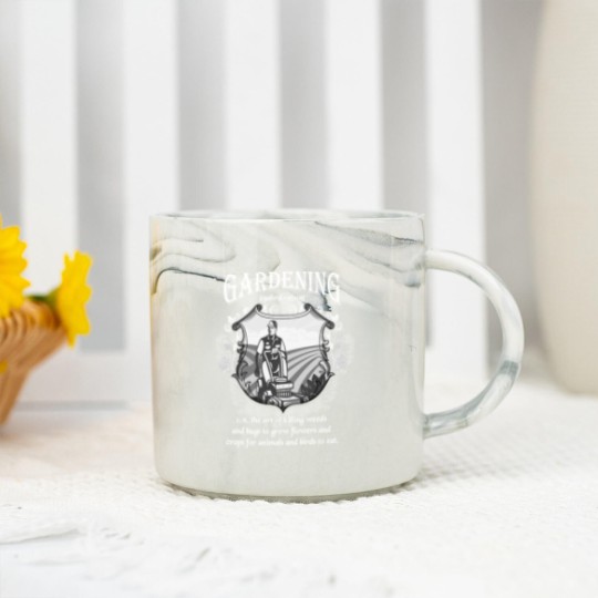 Discover Gardening - Gardening Definition Marble Mugs