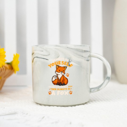 Discover Foxes Marble Mugs