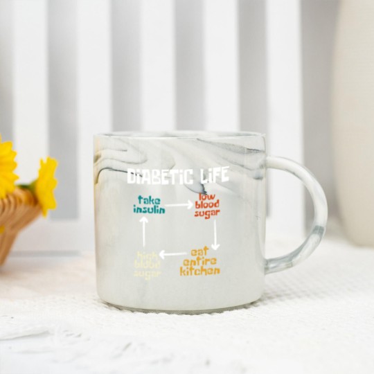 Discover Diabetic Life Diabetes Awareness Month Insulin Marble Mugs