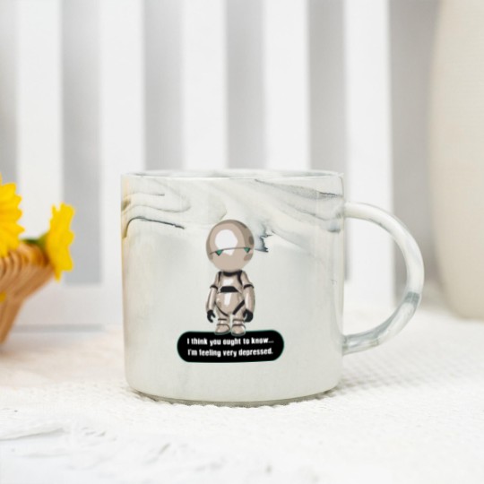 Discover Hitchhikers Guide To The Galaxy - Hitchhikers Guide To The Galaxy - Marble Mugs