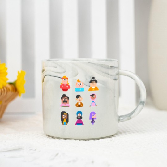 Discover Duolingo Characters   Classic Marble Mugs Marble Mugs
