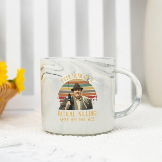 Discover Ever Heard Of A Ritual Killing Ahee Funny Buck Vintage Marble Mugs, Uncle Buck Marble Mugs