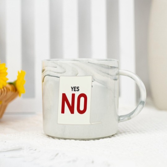 Discover Yes, NO - Casino - Marble Mugs