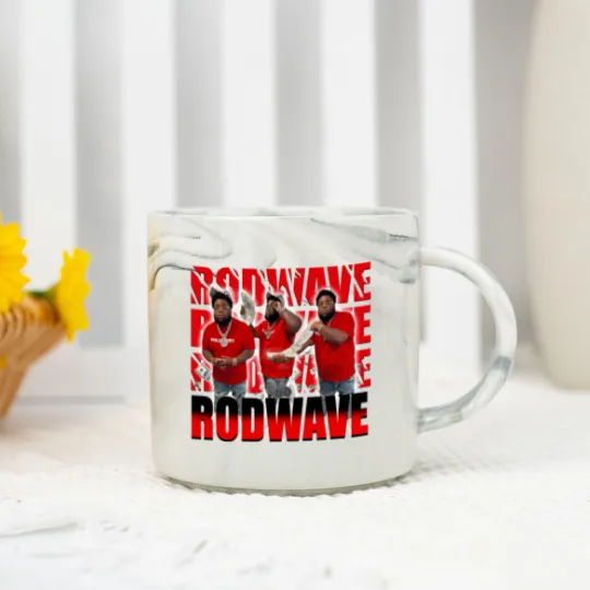 Discover Rod Wave Marble Mugs Popular Loner RODWAVE