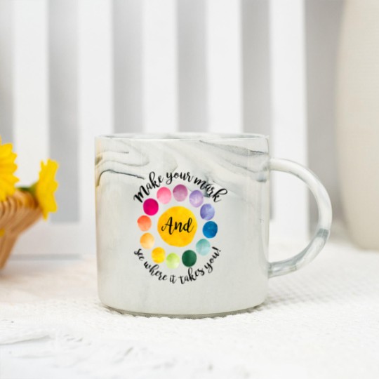 Discover Make Your Mark Happy International Dot Day Marble Mugs