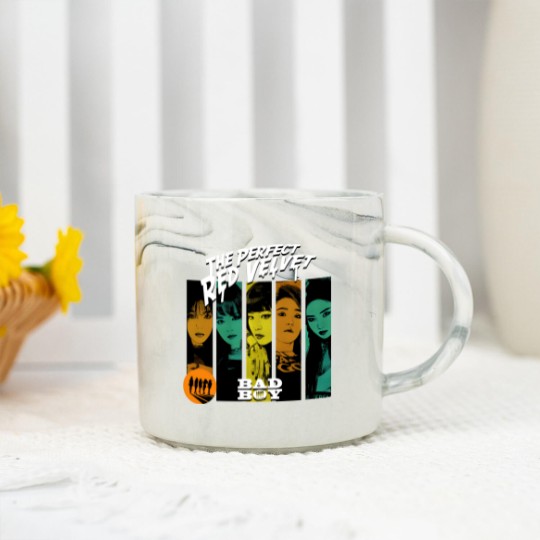 Discover RED VELVET Kpop Marble Mugs, Red Velvet Homage Marble Mugs,