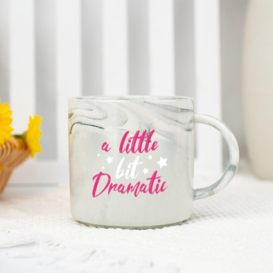 Discover Dramatic Drama Queen Girl Sister Daughter Funny Marble Mugs