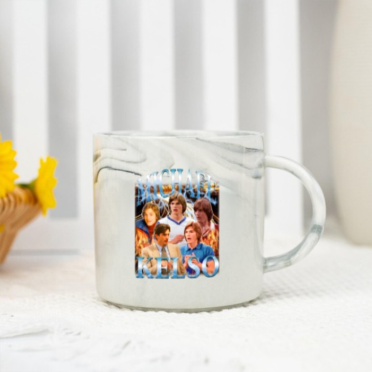 Discover MICHAEL KELSO Vintage Marble Mugs | Michael Kelso Homage Retro