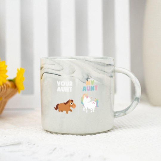 Discover Unicorn Aunt Marble Mugs