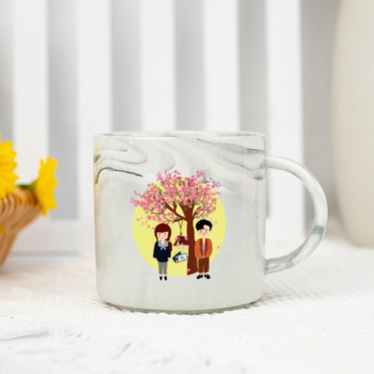 Discover Start -Up (Startup) KDRAMA -Team Hanjipyeong Dalmi -KDRAMA LOVER GIFT -T -Marble Mugs