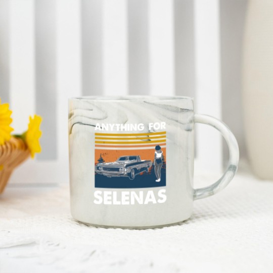 Discover Anything For Selenas Vintage Marble Mugs, For Selena Lover, Selena Marble Mugs