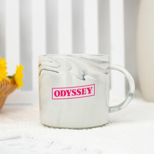 Discover Odyssey Outline Color Marble Mugs