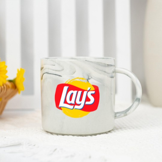 Discover Lays Snack Marble Mugs