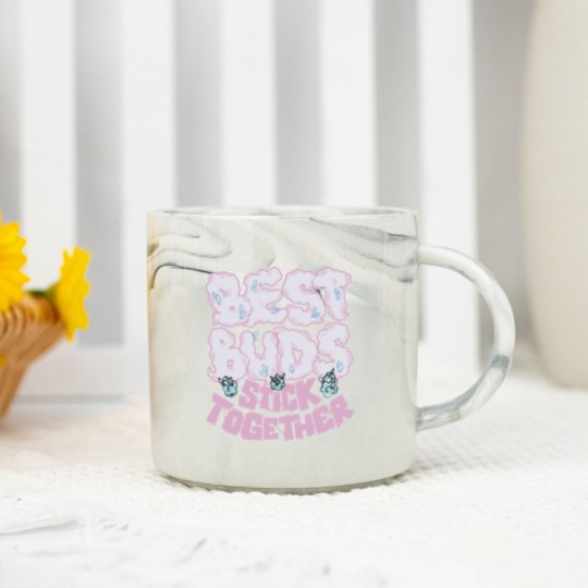 Discover Best Buds Unisex Marble Mugs, Marble Mugs, Marble Mugs Match Jordan 5 Retro Easter 2022
