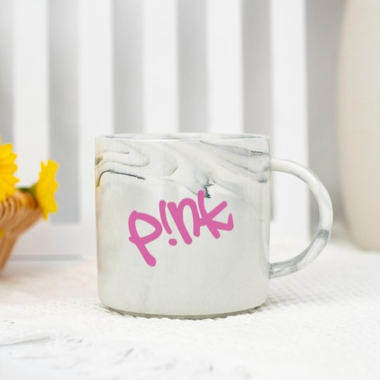Discover Pink Summer Marble Mugs, Pink Singer Marble Mugs, Pink Merch Tour Marble Mugs
