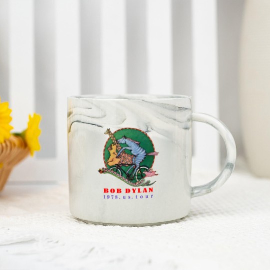 Discover Vintage 1988 Bob Dylan Marble Mugs Classic Marble Mugs