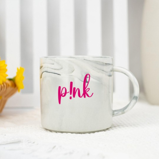 Discover P!nk P nk Pink Marble Mugs