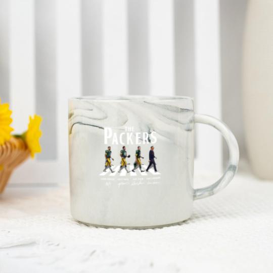 Discover The Packers Abbey Road Signature Marble Mugs