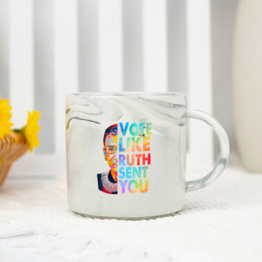 Discover Vote Like Ruth Sent You Marble Mugs, Empowering Women, Election 2024, Vote 2024