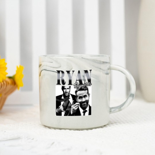 Discover Ryan Reynolds Movie Actor Marble Mugs Vintage, Ryan Reynolds Marble Mugs, Ryan Reynolds Marble Mugs