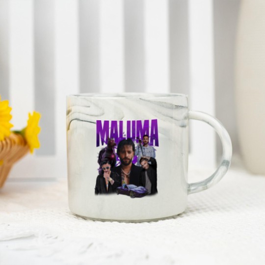 Discover Maluma Graphic Style Marble Mugs, Maluma Marble Mugs