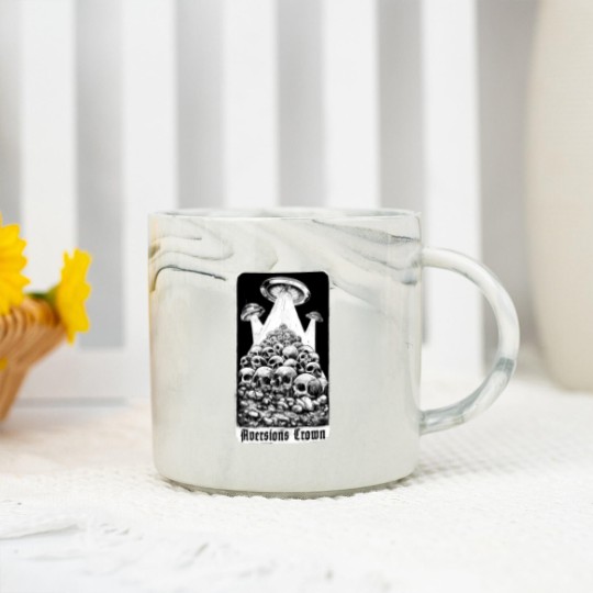 Discover Aversions Crown Flying Saucers Marble Mugs