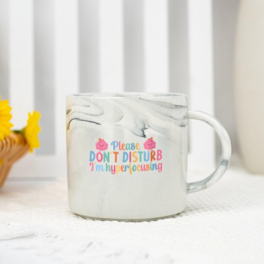 Discover i'm hyperfocusing adhd awareness adhd support adhd warrior Marble Mugs