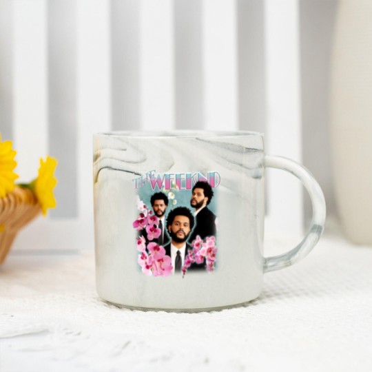 Discover Weeknd Vintage Style Rap Marble Mugs