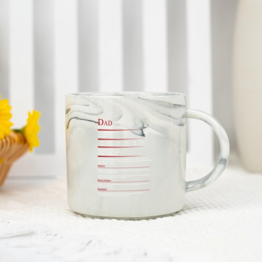Discover Dungeons & Dragons Dad Marble Mugs