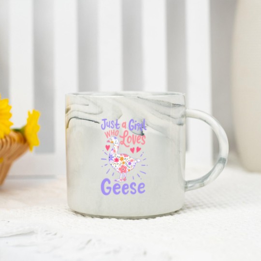 Discover Geese Goose Geese Lover - Geese - Marble Mugs