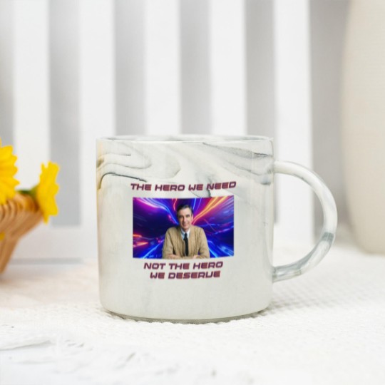 Discover Mr. Rogers Short-Sleeve Unisex Marble Mugs