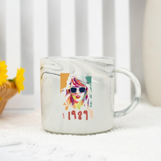 Discover Kids 1989 Watercolor Taylorr Swifts Vintage Marble Mugs