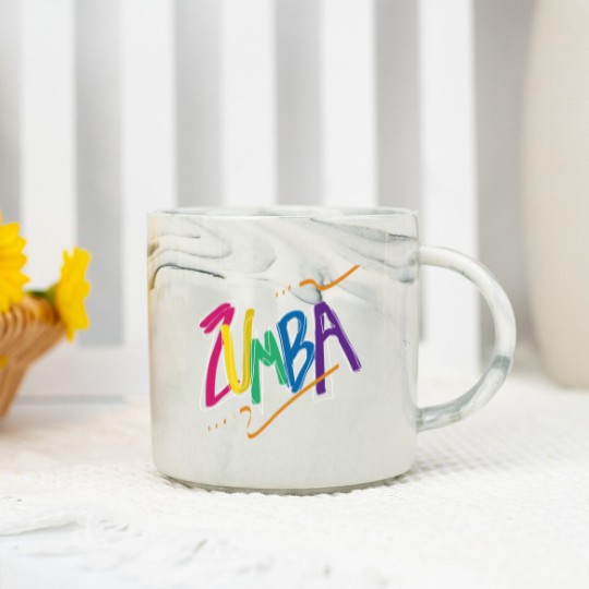 Discover Zumba Dance With stars Marble Mugs