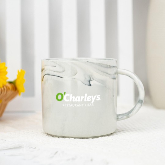 Discover O Charley's Favourite Food Fan Marble Mugs