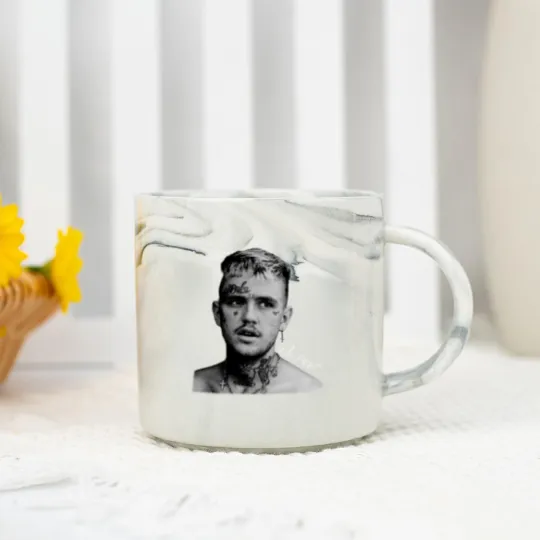 Discover Lil Peep Marble Mugs, Hip Hop Marble Mugs, Rappers Marble Mugs, Cry Baby Marble Mugs, Lil Peep Merch