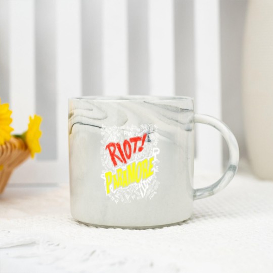 Discover Riot Paramore Marble Mugs, Rock Band Marble Mugs, Paramore 90s Marble Mugs