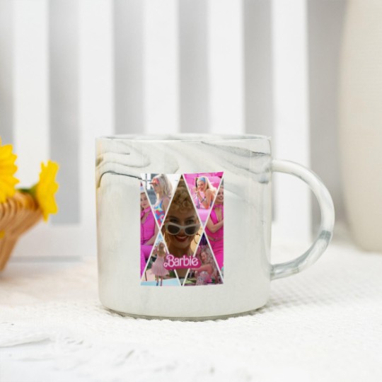 Discover Barbie Margot Robbie Marble Mugs, Barbie 2023 Marble Mugs