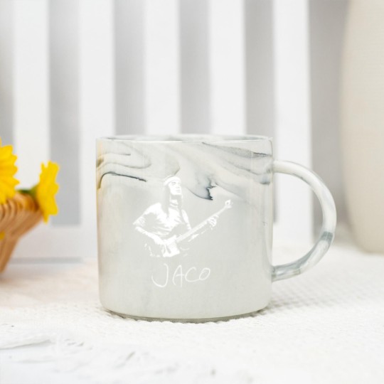 Discover Jaco Pastorius Jazz Musician Guitarist Marble Mugs